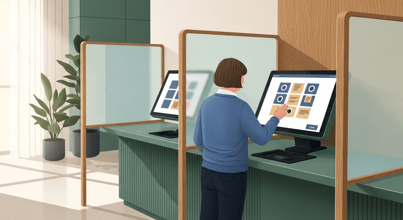 Voting portal campaign illustration